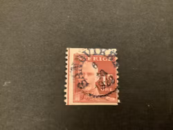 Gustaf en face facit nr 150 A stämplat med kraftig lödskarvslinje