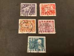 Postverket stämplat med lödskarsvslinjer