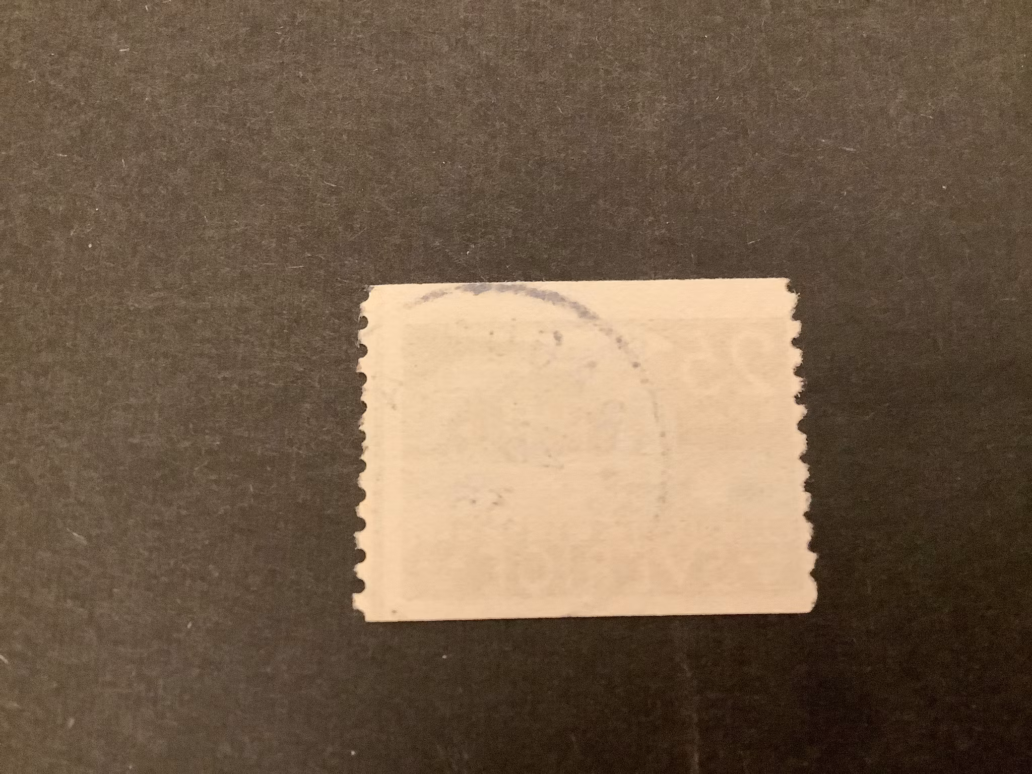 Riksdagen stämplat märke facit nr 243 med lödskarvslinje