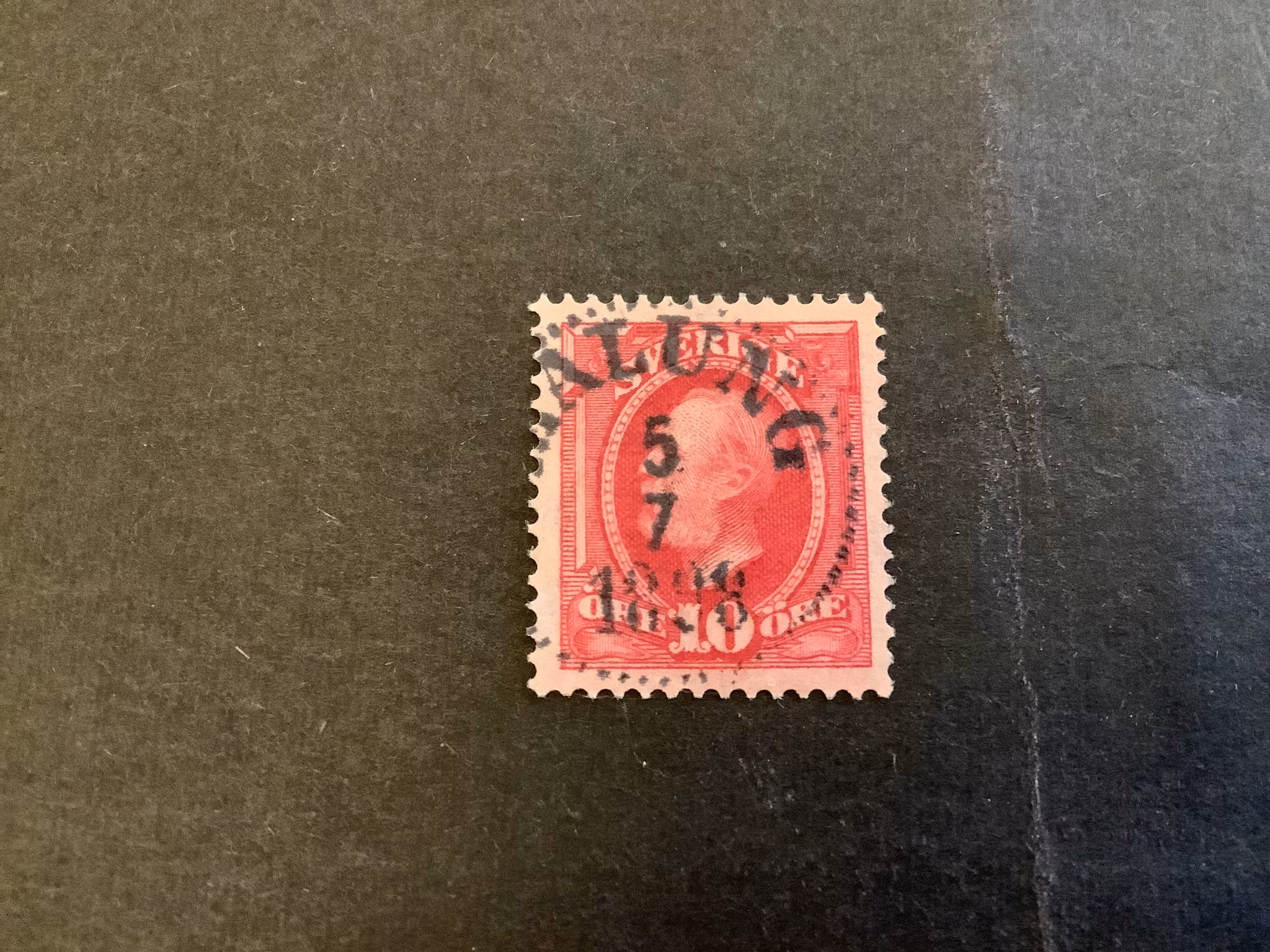Oscar II facit nr 54nmed början på ”ägget”