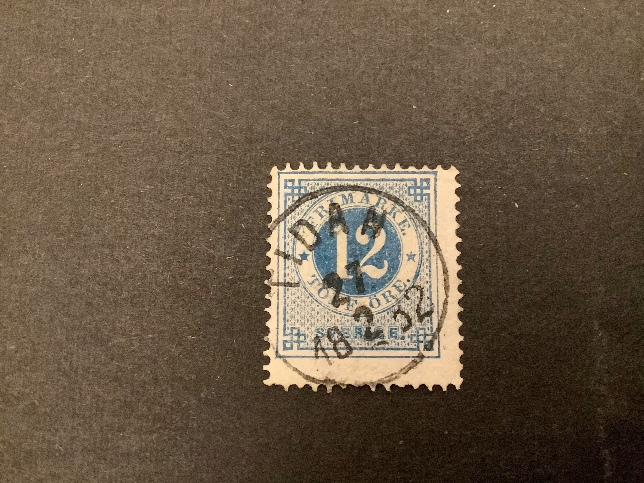 Ringtyp T 13 facit nr 32 praktstämplat TIDAN