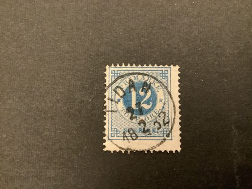 Ringtyp T 13 facit nr 32 praktstämplat TIDAN