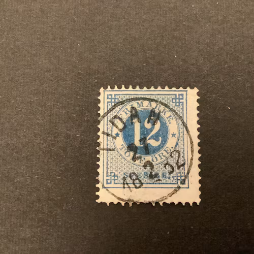 Ringtyp T 13 facit nr 32 praktstämplat TIDAN