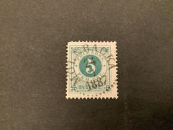 Ringtyp posthorn facit nr 43 praktstämplat MÖLNBACKA