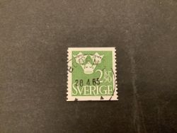 Tre kronor facit nr 313 praktstämplat BODEN 1