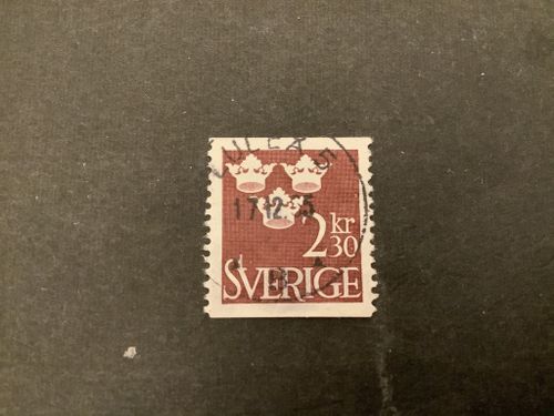 Tre kronor facit nr 312 praktstämplat LULEÅ 5