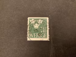 Tre kronor facit nr 300 praktstämplat STOCKHOLM 48