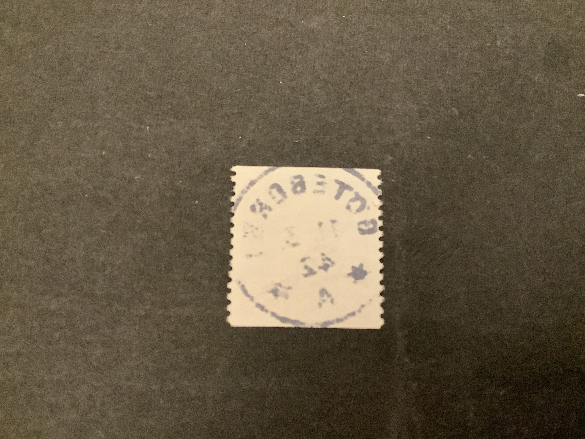 Gustaf V profil höger facit nr 280  lyxstämplat GÖTEBORG 1
