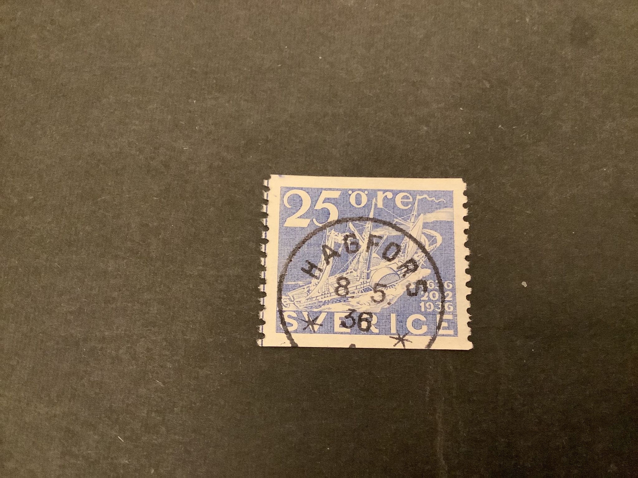 Postverket facit nr 250 praktstämplat HAGFORS