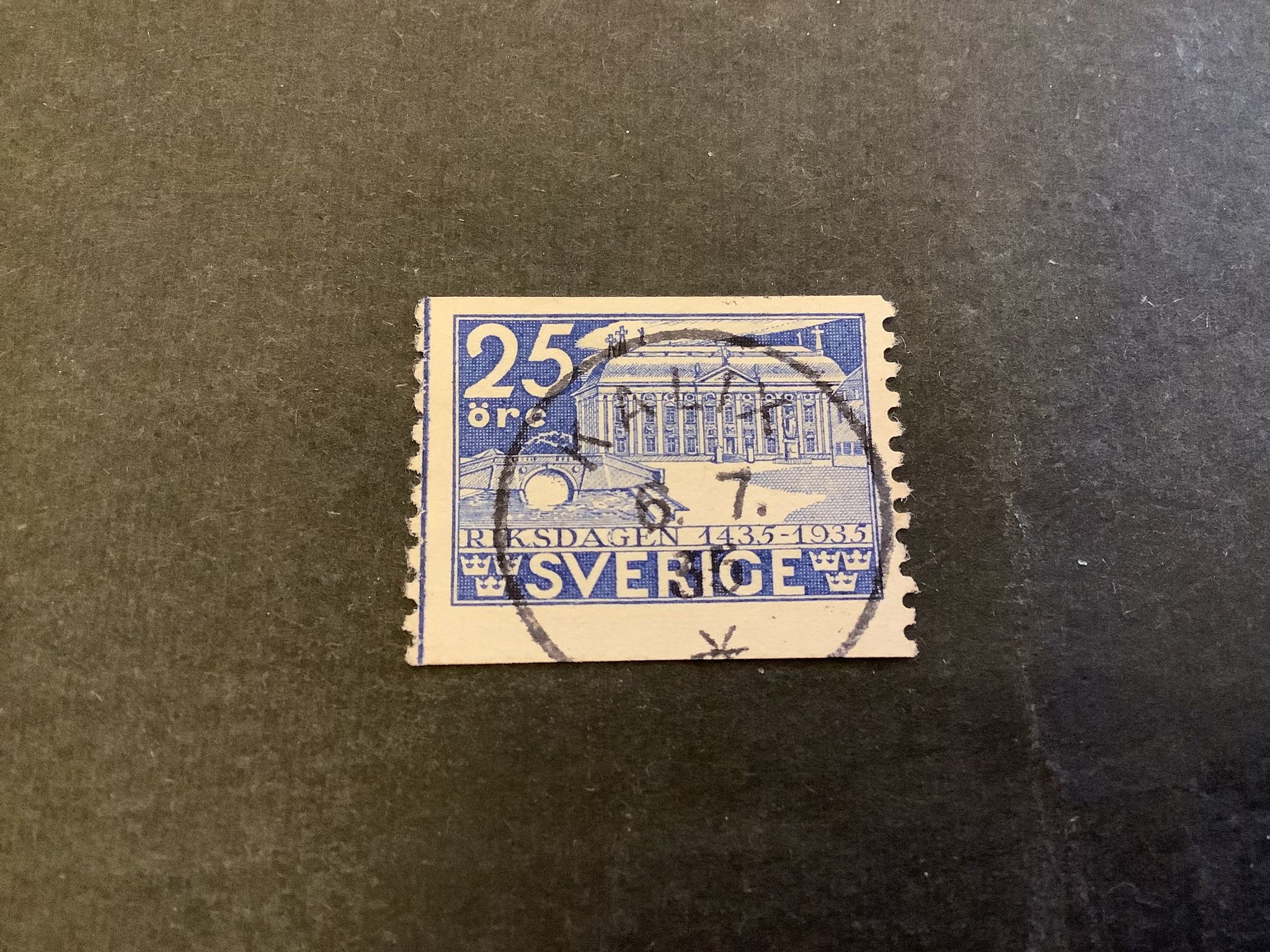Riksdagen facit nr 243 praktstämplat KALIX