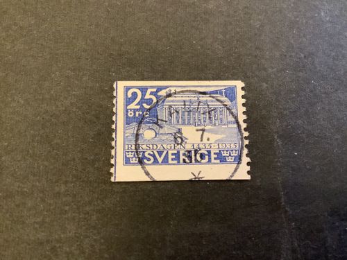 Riksdagen facit nr 243 praktstämplat KALIX