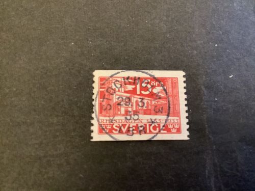 Riksdagen facit nr 242 A lyxstämplat STOCKHOLM 3