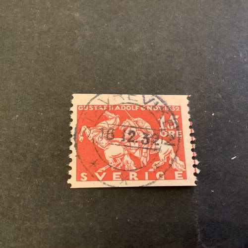 Lützen facit nr 235 A praktstämplat STAVREVIKEN