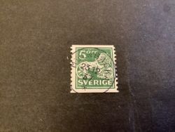 Stående lejon facit nr 143 A praktstämplat MÖLNBACKA