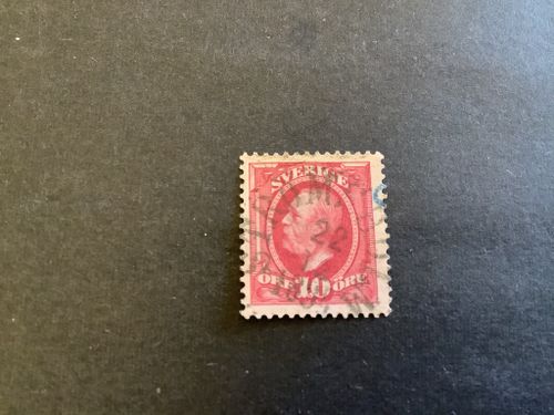 Oscar II facit nr 54 praktstämplat STRÖMSHOLM