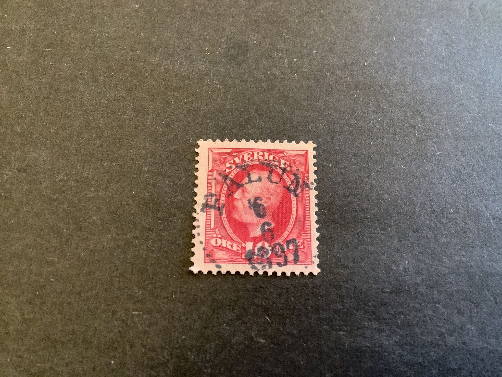 Oscar II facit nr 54 praktstämplat FALUN