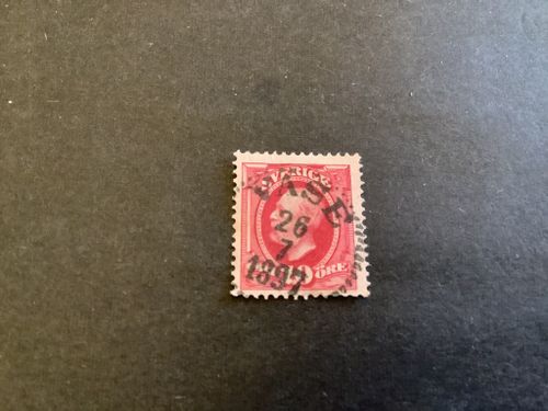 Oscar II facit nr 54 praktstämplat VÄSE