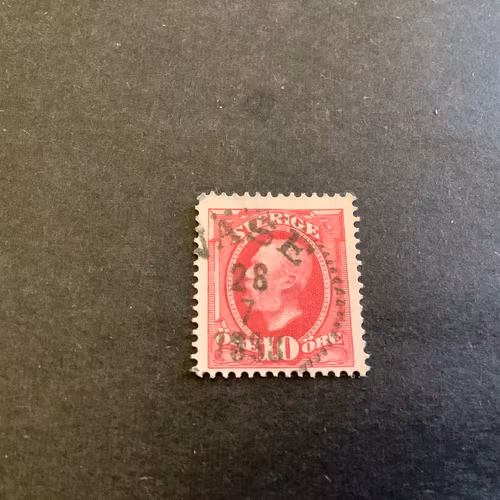 Oscar II facit nr 54 praktstämplat VÄSE