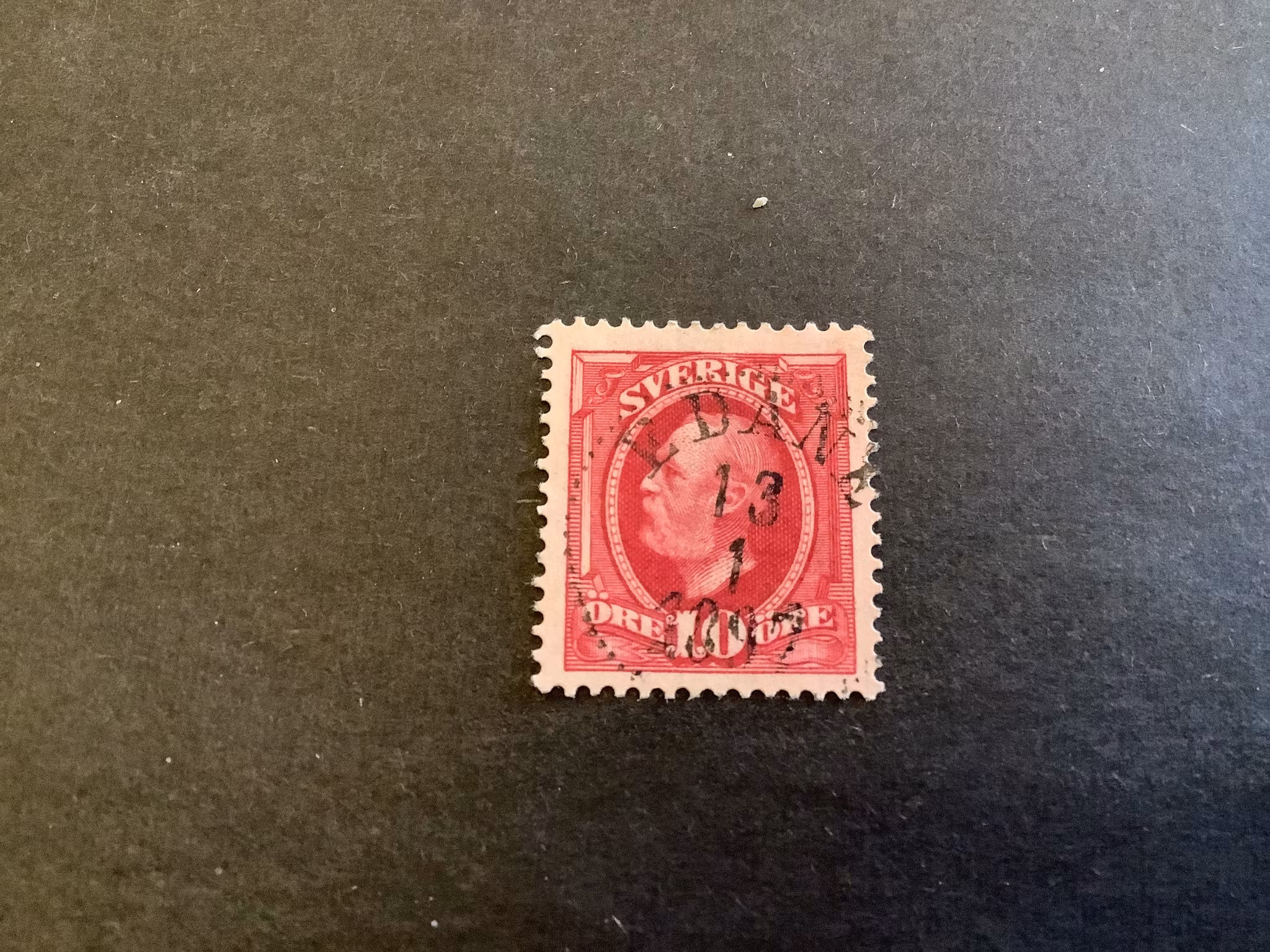 Oscar II facit nr 54 praktstämplat EDANE