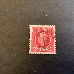 Oscar II facit nr 54 praktstämplat EDANE