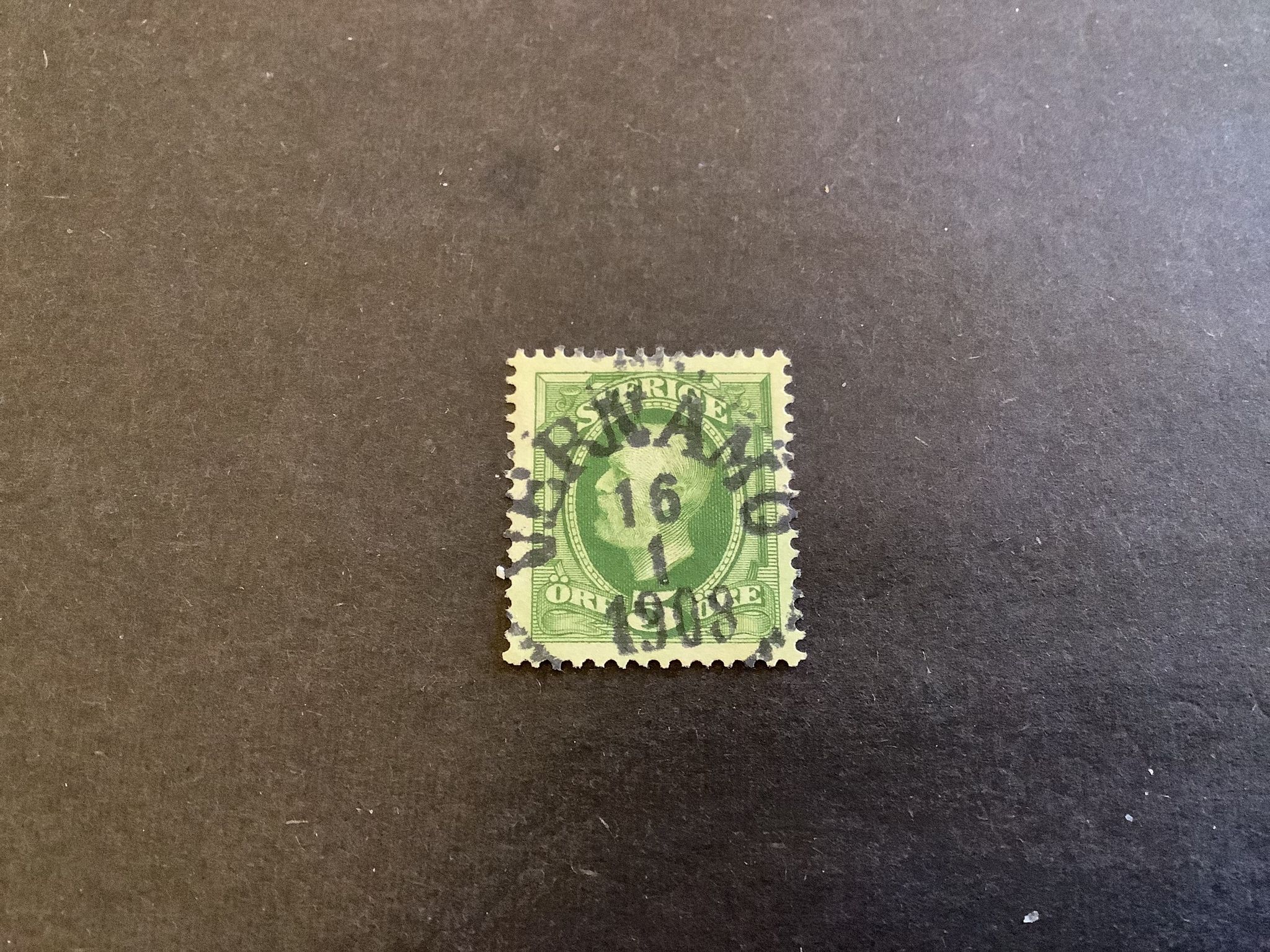Oscar II facit nr 52 praktstämplat VERNAMO
