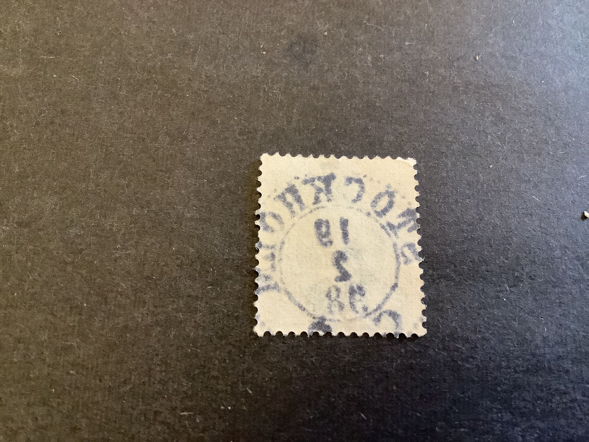 Oscar II facit nr 52 praktstämplat STOCKHOLM