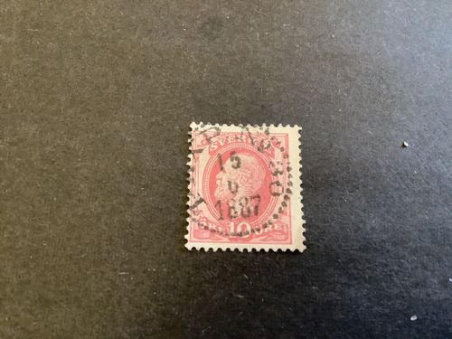 Oscar II posthorn praktstämplat PKXP No 30