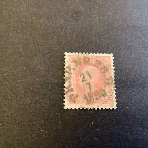 Oscar II posthorn praktstämplat PKXP No 28 B