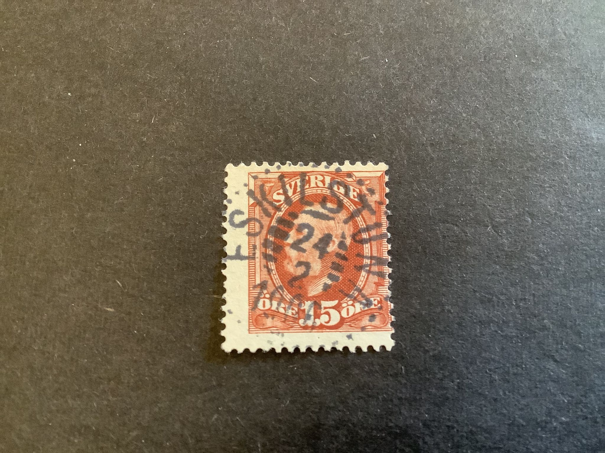 Oscar II facit nr 55 praktstämplat ESKILSTUNA