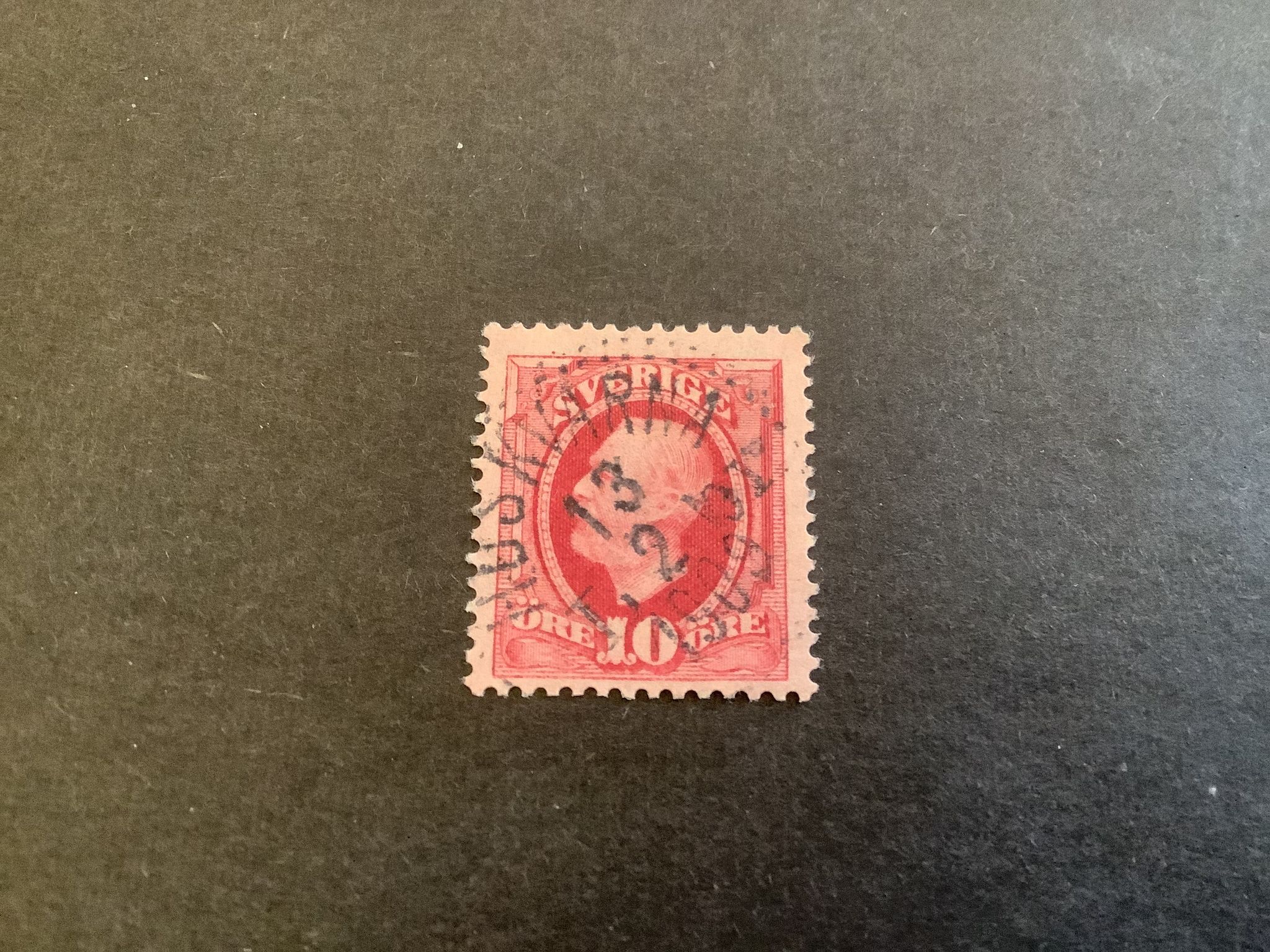Oscar II facit nr 54 praktstämplat HUSKVARNA