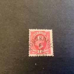Oscar II facit nr 54 praktstämplat FORSERUM