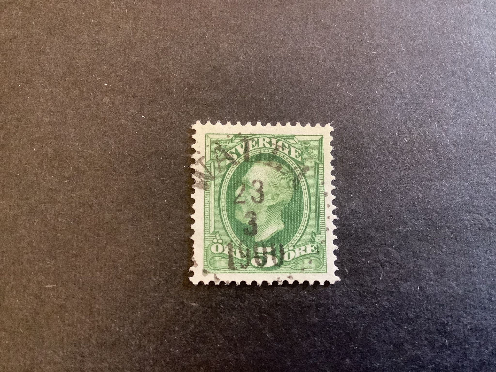 Oscar II facit nr 52 praktstämplat WALLA