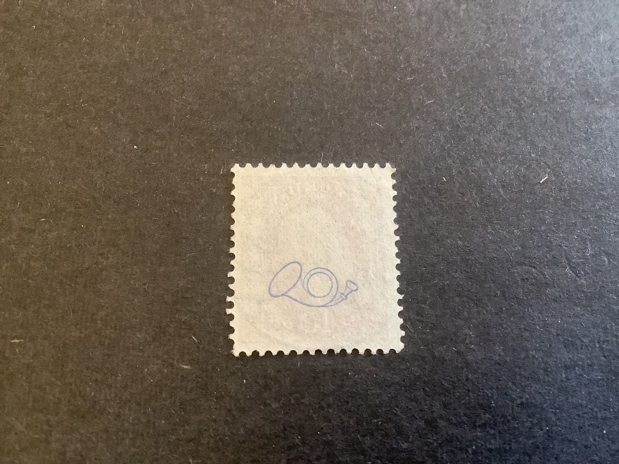 Oscar II posthorn facit nr 45 praktstämplat HUSQVARNA