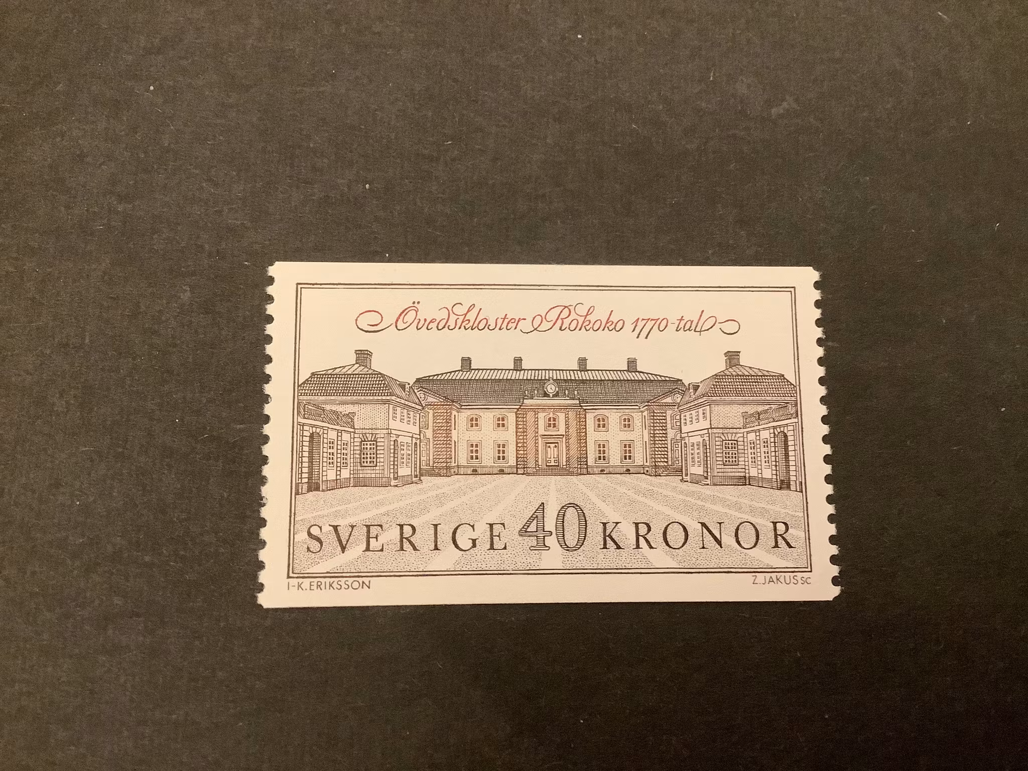 Övedskloster facit nr 1646 postfriskt märke