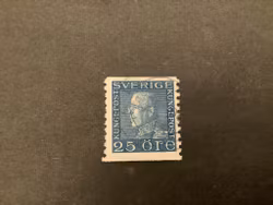 Gustaf V profil facit nr 183 vänster med plåtsprickor
