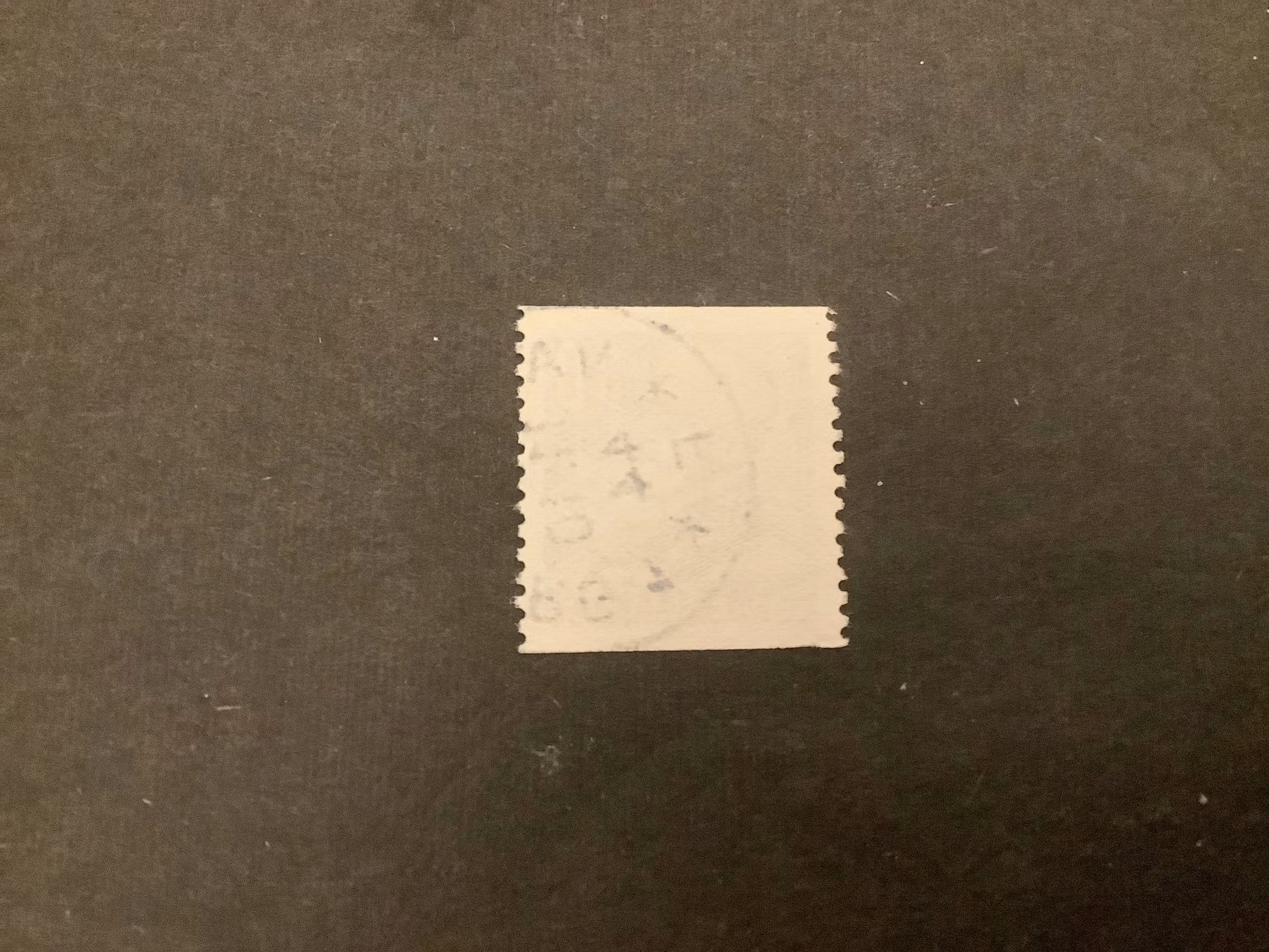 Gustaf V profil höger facit nr 279 stämplat med dubbelprägling