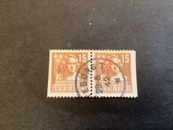 Sergel stämplat par facit nr 326 BB