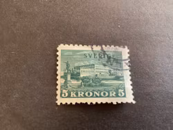 Stockholm slott I med tonat papper facit nr 233 a