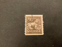Stående lejon stämplat med vm våglinjer, facit nr 148 A cx