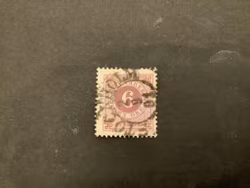 Ringtyp posthorn facit nr 44 stämplat märke