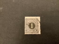 Lösen T 14 stämplat märke facit nr L 1