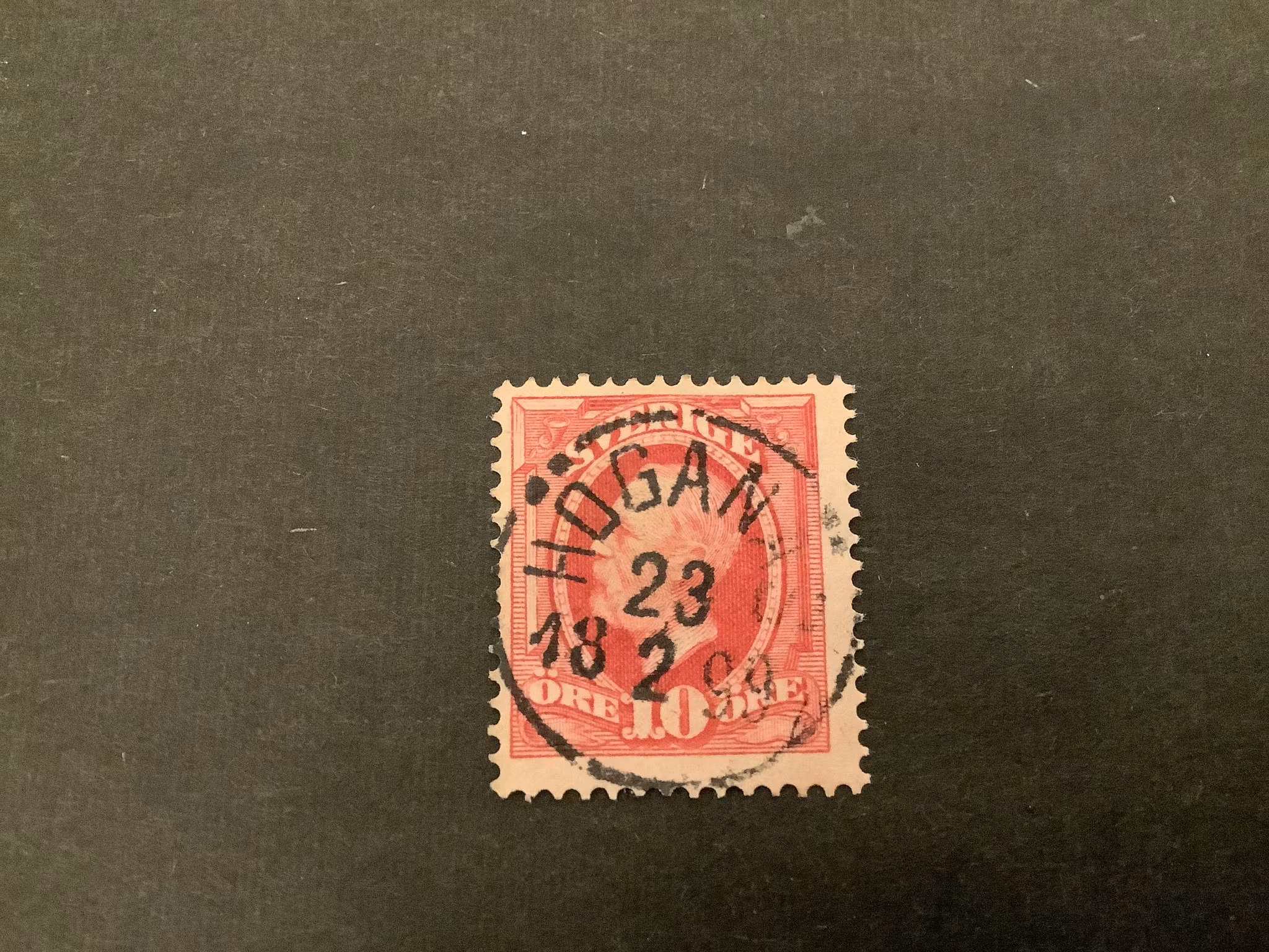 Oscar II facit nr 54 praktstämplat HÖGANÄS