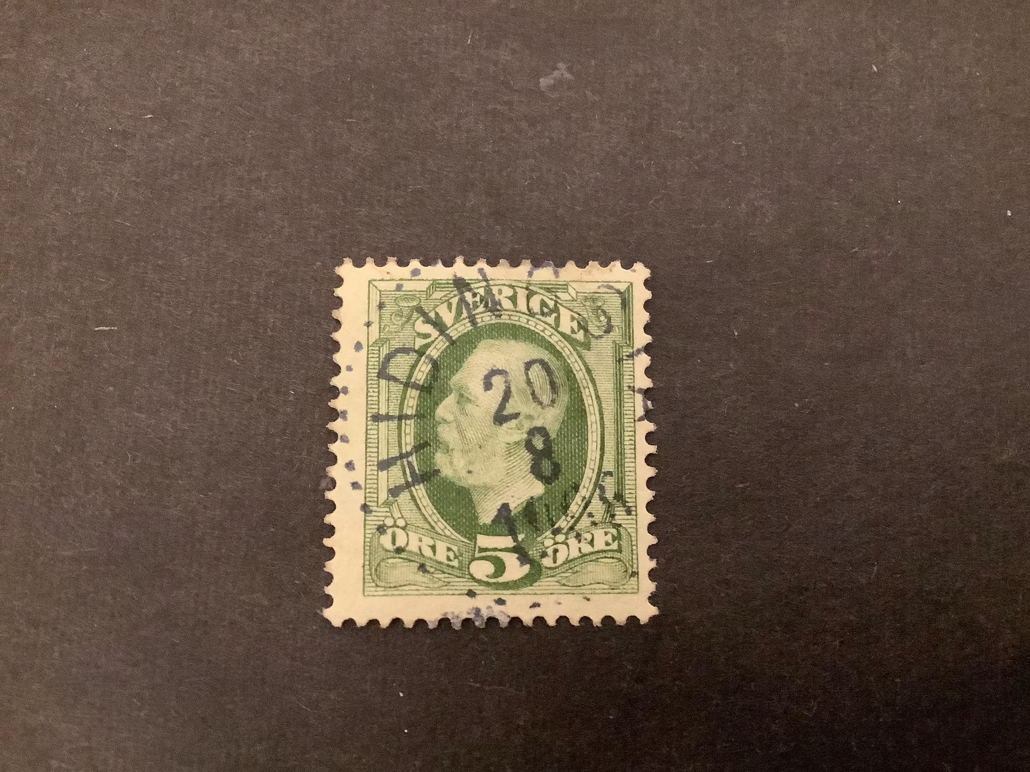 Oscar II facit nr 52 praktstämplat HIDINGSTA