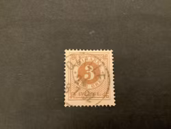 Ringtyp posthorn facit nr 41 praktstämplat QVILLE