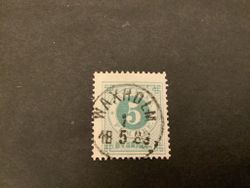 Ringtyp T 13 facit nr 30 praktstämplat WAXHOLM