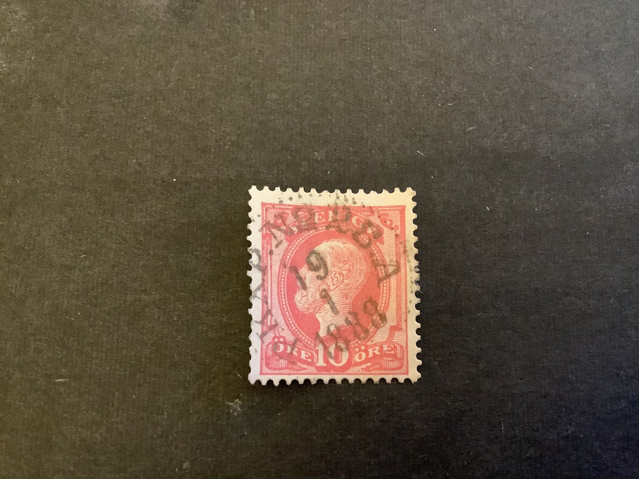 Oscar II praktstämplat PKXP No 28 A