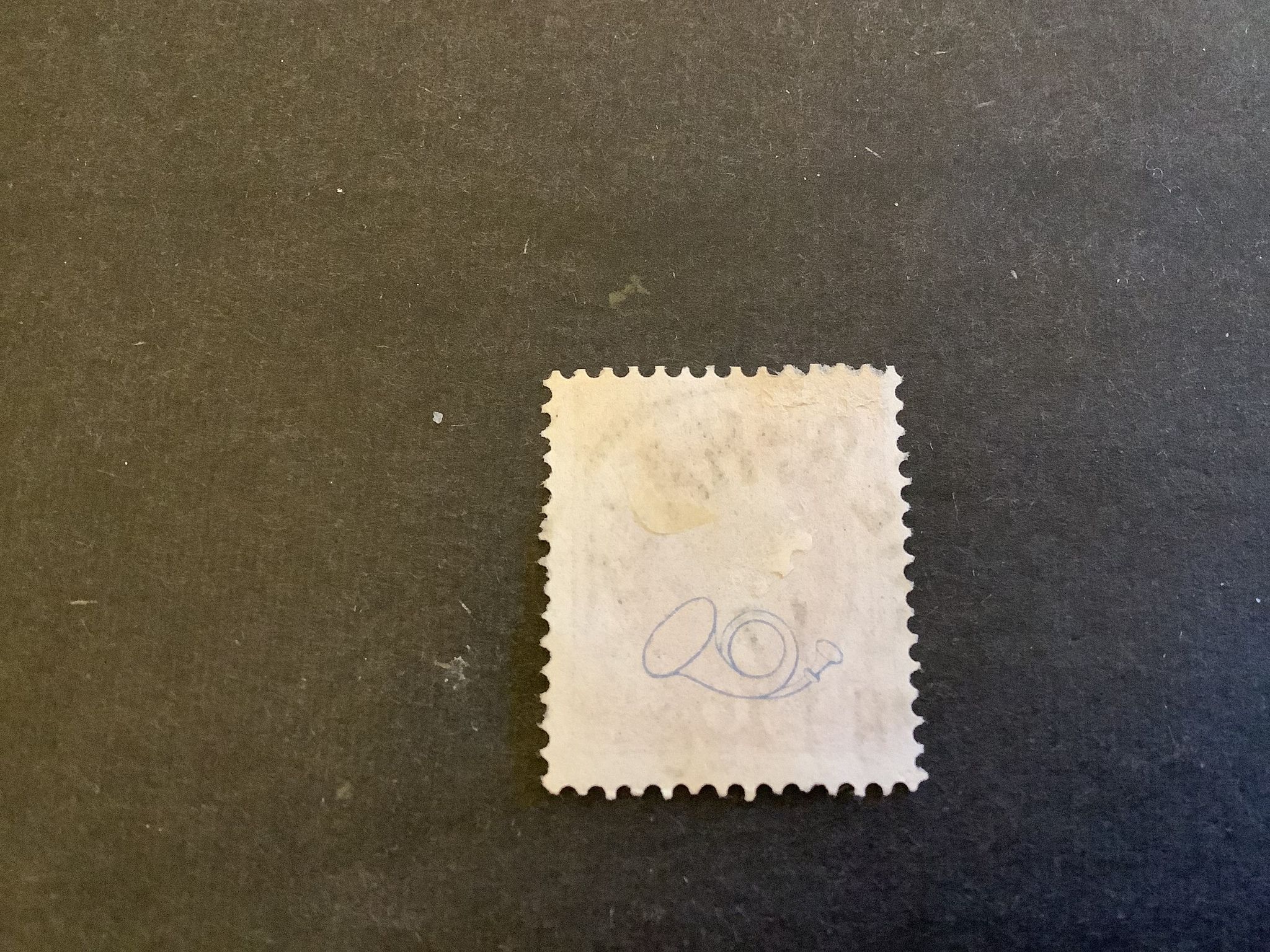 Oscar II posthorn praktstämplat ÖREB.-HALLSBERG