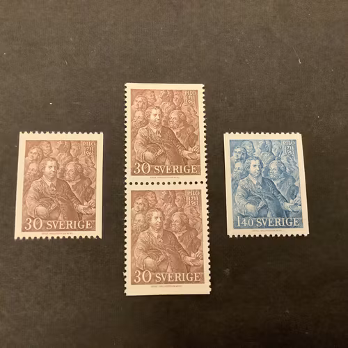 Pilo facit nr 522-523 postfrisk serie