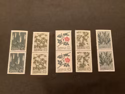 Vildblommor facit nr 626-630 BB i postfrisk serie