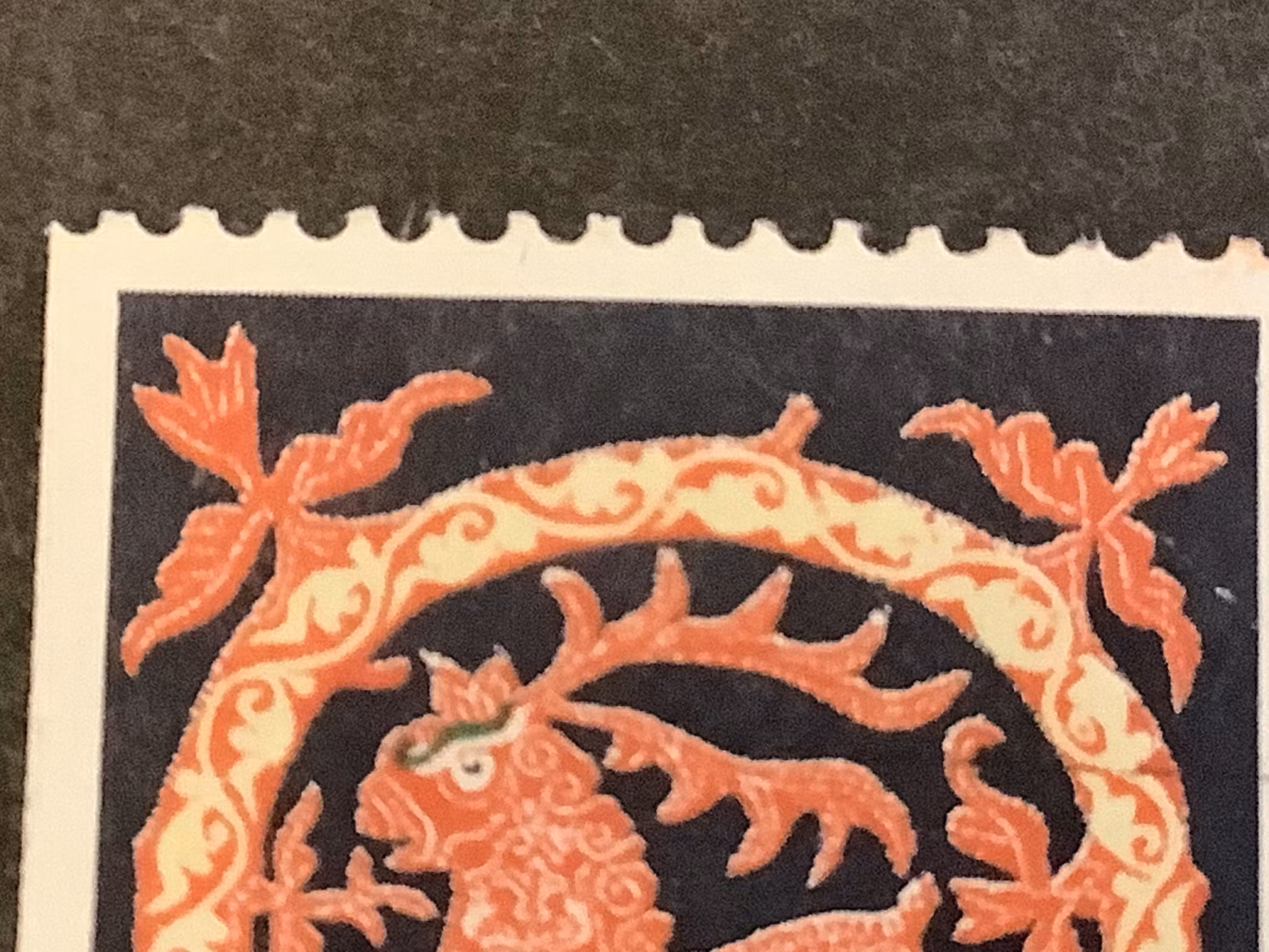 Mosaikbroderier facit nr 902 V med variant  föskjutet ögonbryn